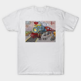 Steampunk scene T-Shirt